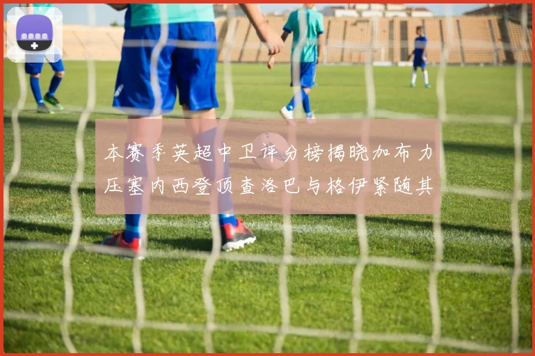 本赛季英超中卫评分榜揭晓加布力压塞内西登顶查洛巴与格伊紧随其后